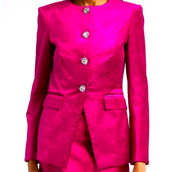 Veronica Beard Jackets & Blazers - NEW Veronica Beard Cencia Cotton Blend Jacket in Fuchsia